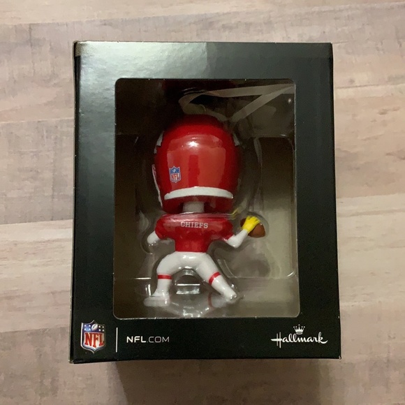 Hallmark NFL Kansas City Chiefs Bouncing Buddy Christmas Ornament - Picture 5 of 6